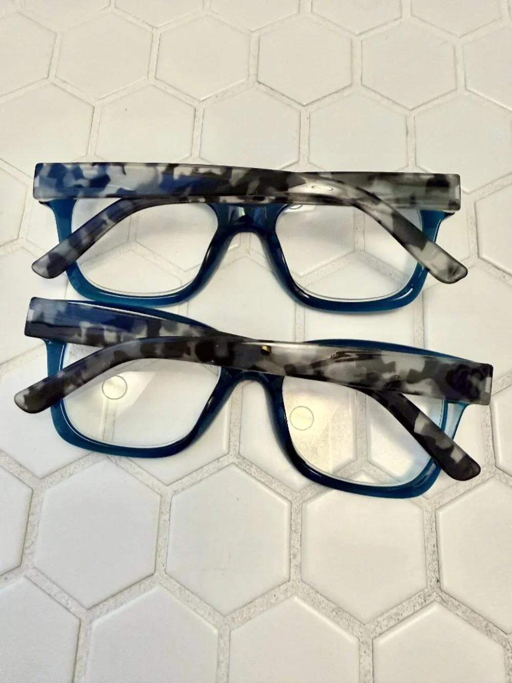Adrienne Vittadini +2.50 Reading Glasses Readers Set of 3 Tortoise & Blue
